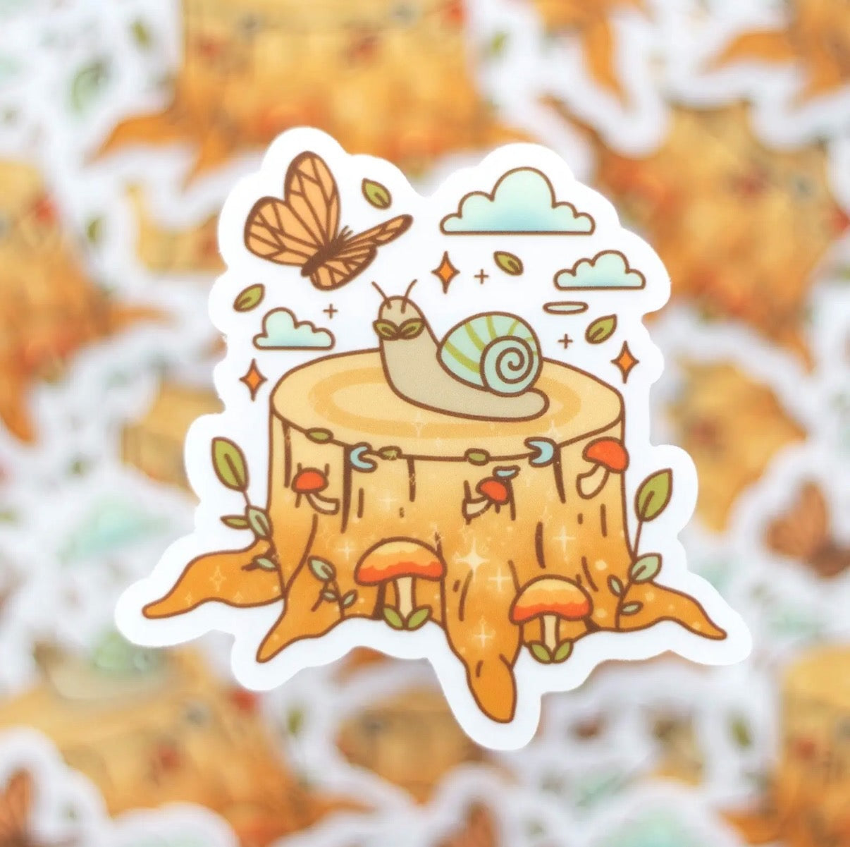 Forest Critter Clear Sticker