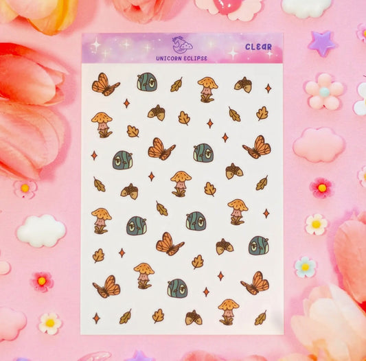 Forest Finds Clear Deco Sticker Sheet