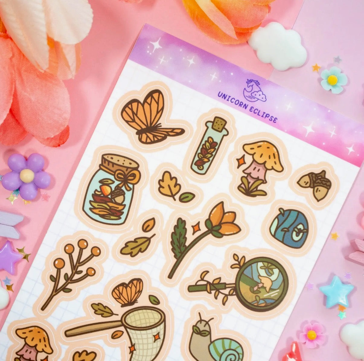 Forest Finds Sticker Sheet