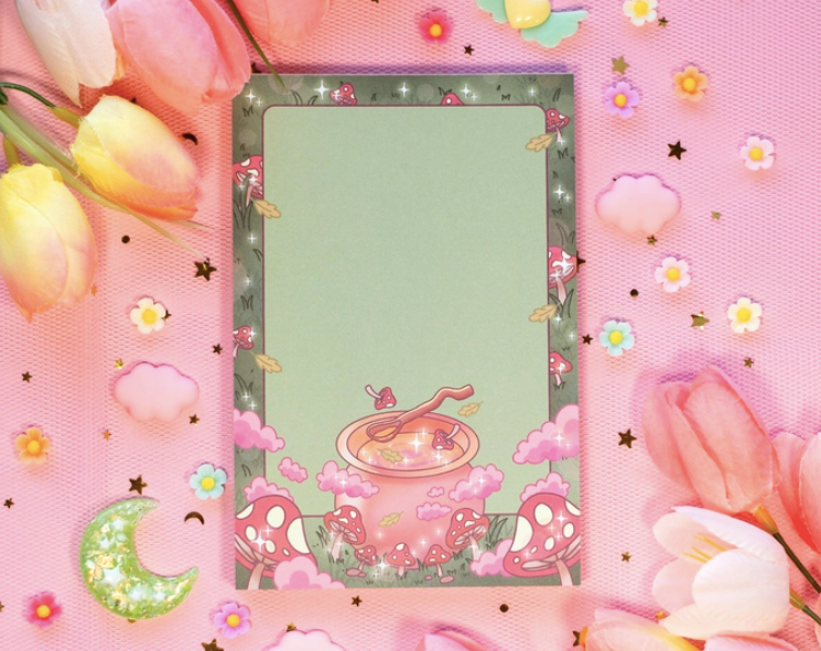 Mushroom Cauldron Notepad