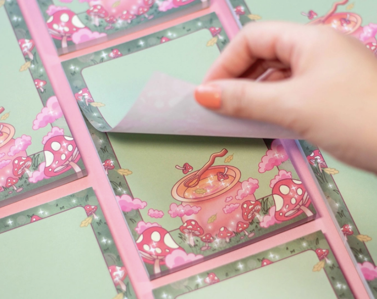 Mushroom Cauldron Notepad