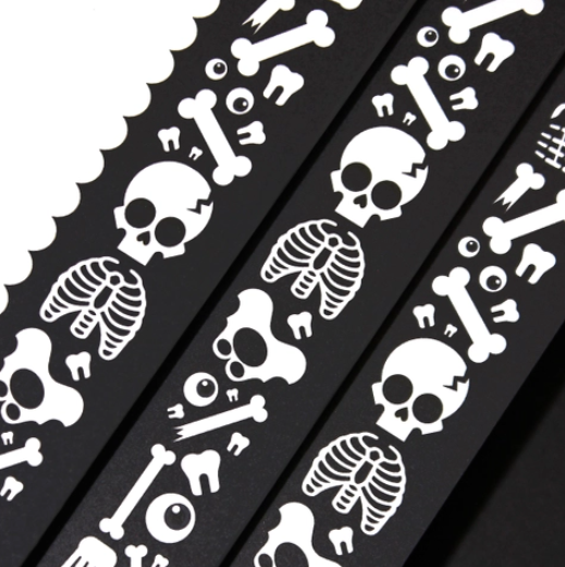 "Skeletal Grave" Spooky Notepad (5x7)