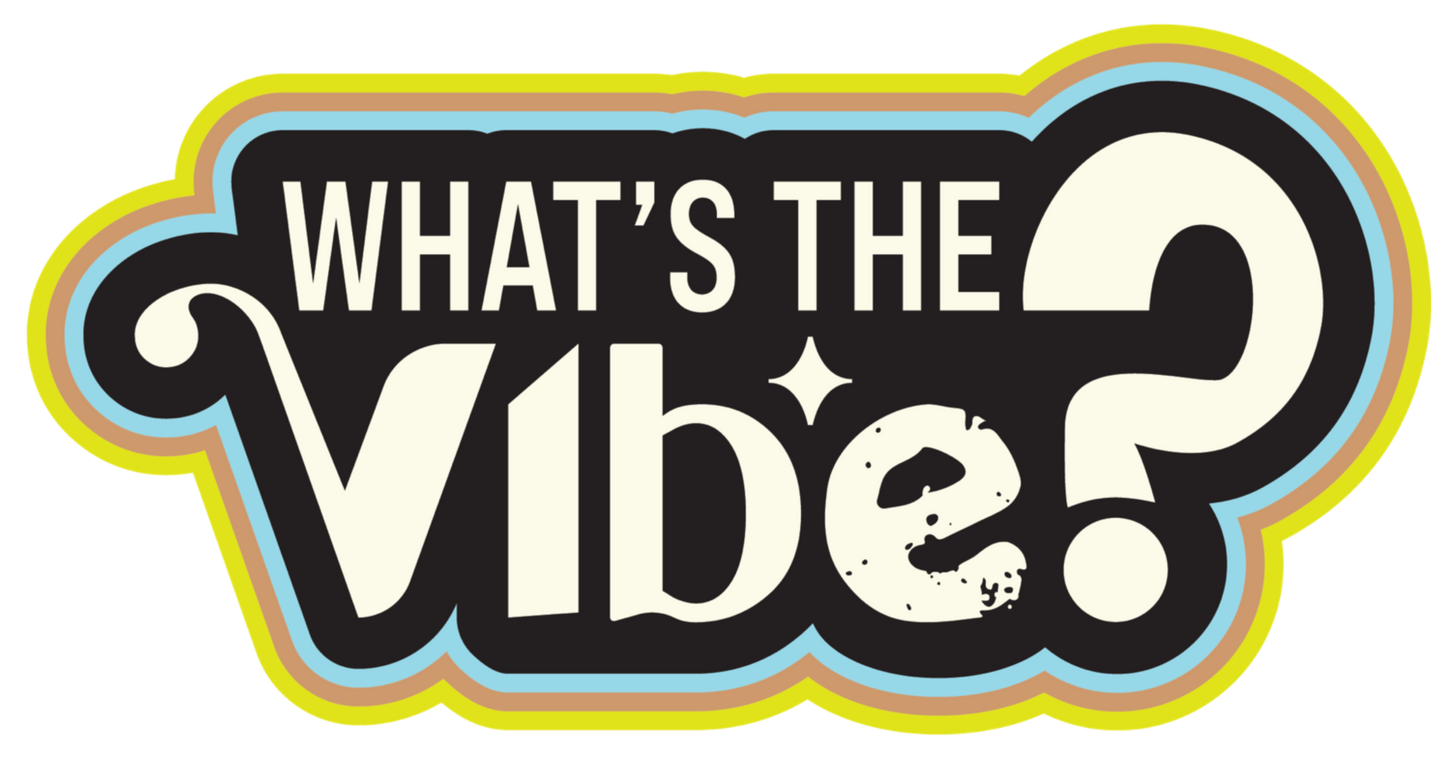 What's The Vibe Logo Sticker