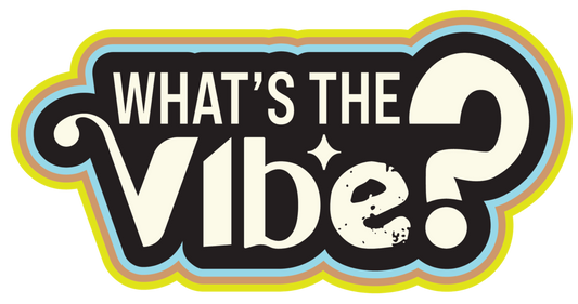 What's The Vibe Logo Sticker