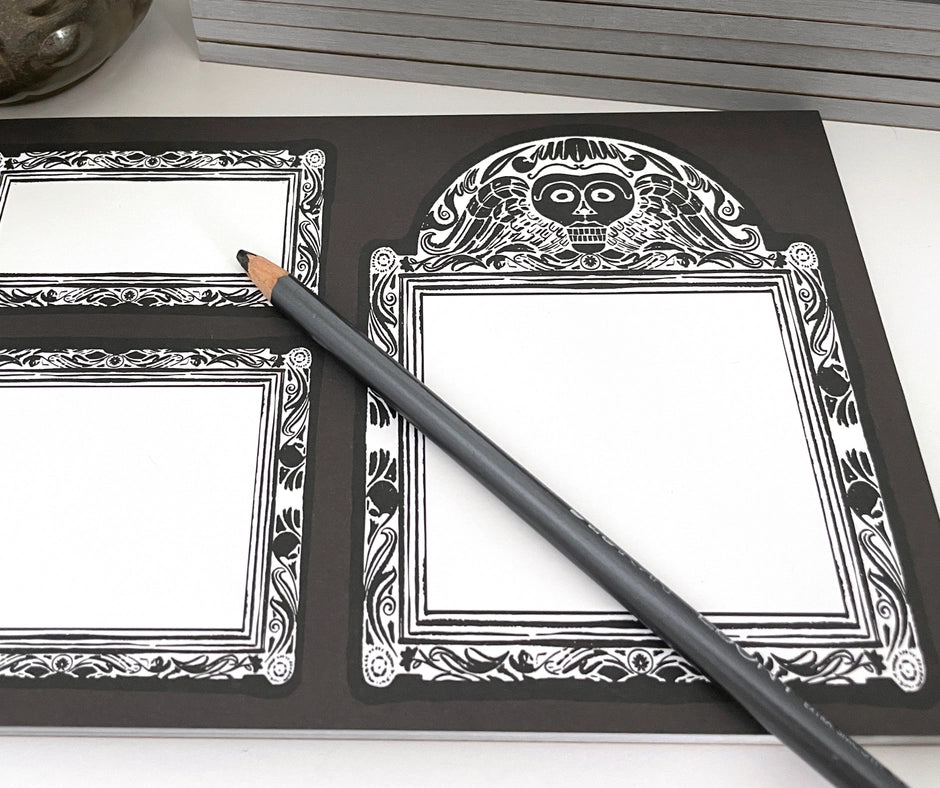 Gravestone Notepad Planner