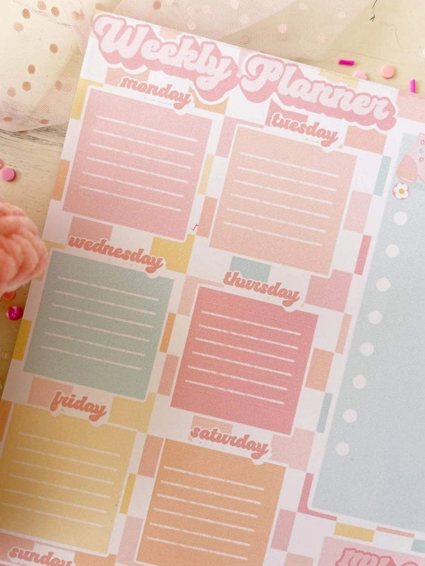 Retro Weekly Planner