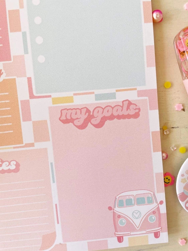 Retro Weekly Planner