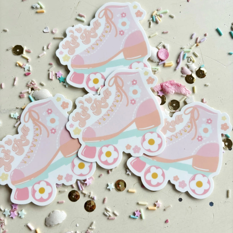 Retro Roller Sticker