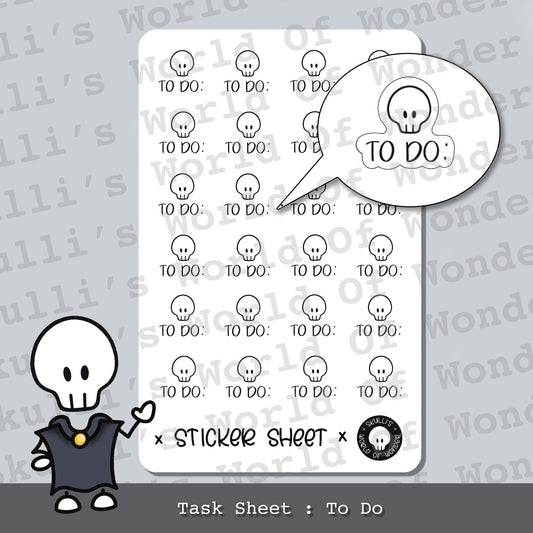 To Do Task Sheet